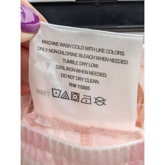 Hello Kitty Milk Print Pajama Pants Pastel Kawaiia Y2K Lounge Relaxation Size 2X - Picture 7 of 8